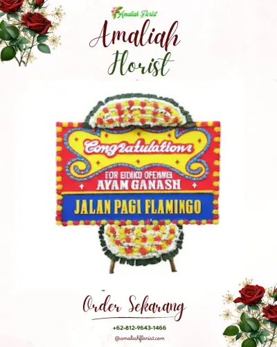 Bunga Papan Congratulation di Sarirejo